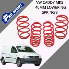 ProSport 40mm Front Lowering Springs for VW Caddy Mk3